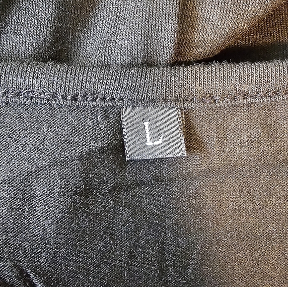 Women's Scoop Neck Ruffle Hem Babydoll Tank Sleeveless Peplum Top, Black, Large - Picture 9 of 11